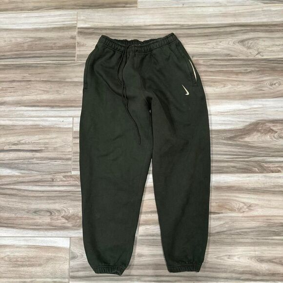 Nike Men's Green and Khaki Joggers-tracksuits